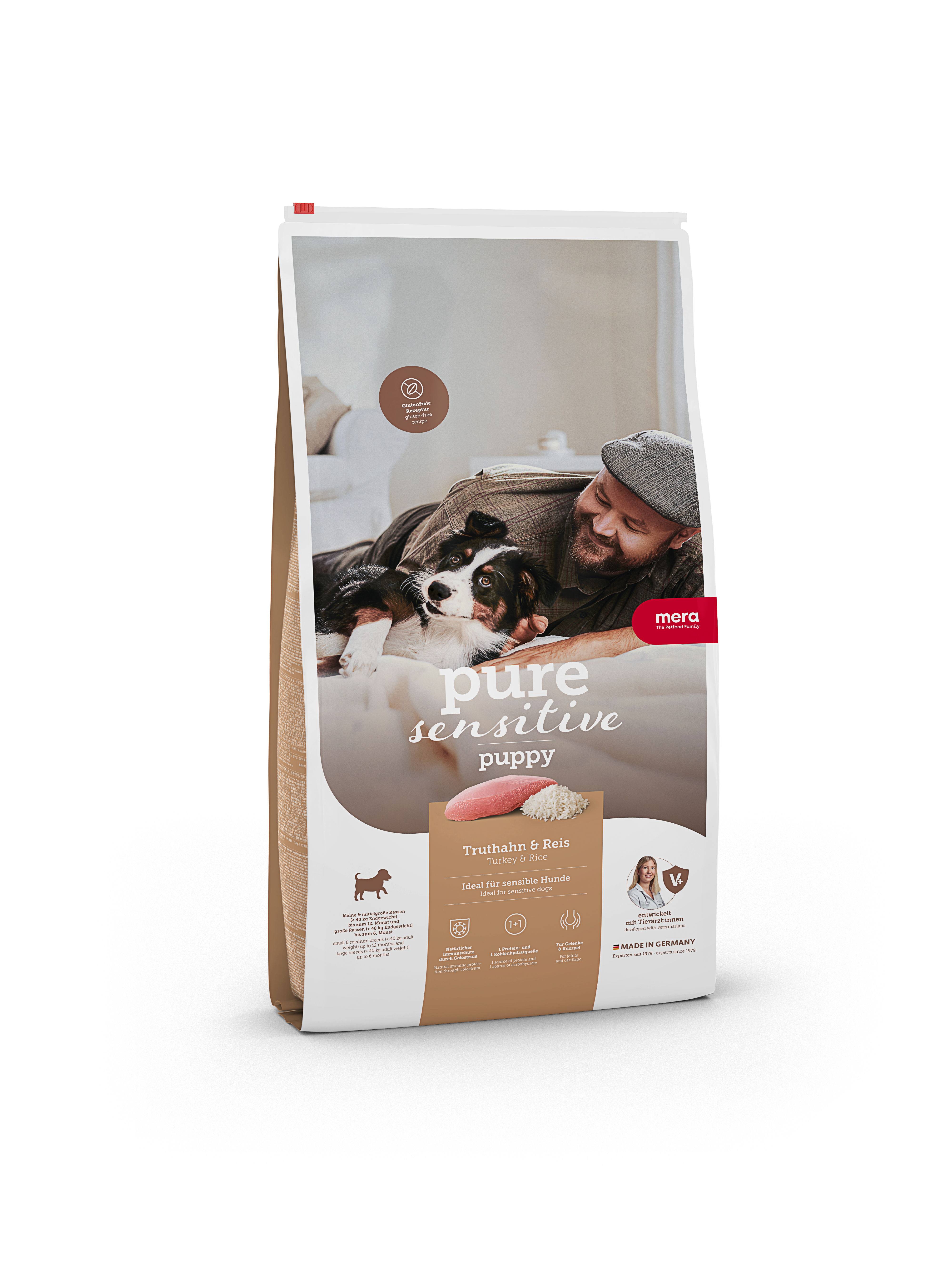 4025877563348_MERA_Packaging_Pure_Sensitive_Pack_Shot_4kg_Truthahn_und_Reis_Puppy_RGB_-_Kopie